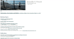 Desktop Screenshot of kris-nimark.net
