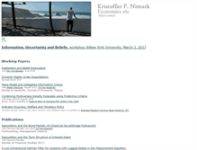 Tablet Screenshot of kris-nimark.net